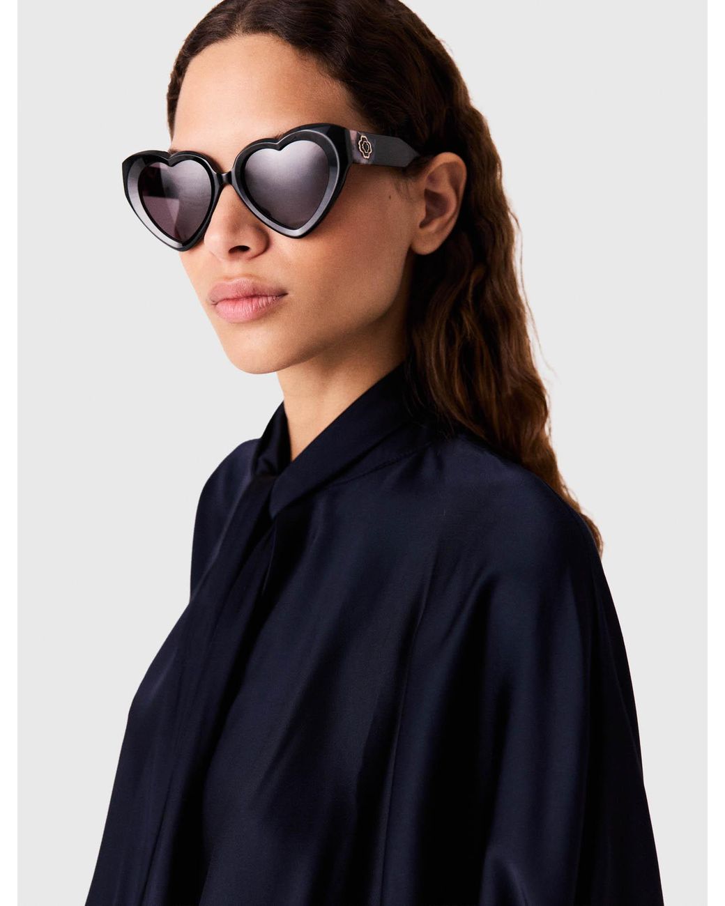 Maje Purple Heart Sunglasses