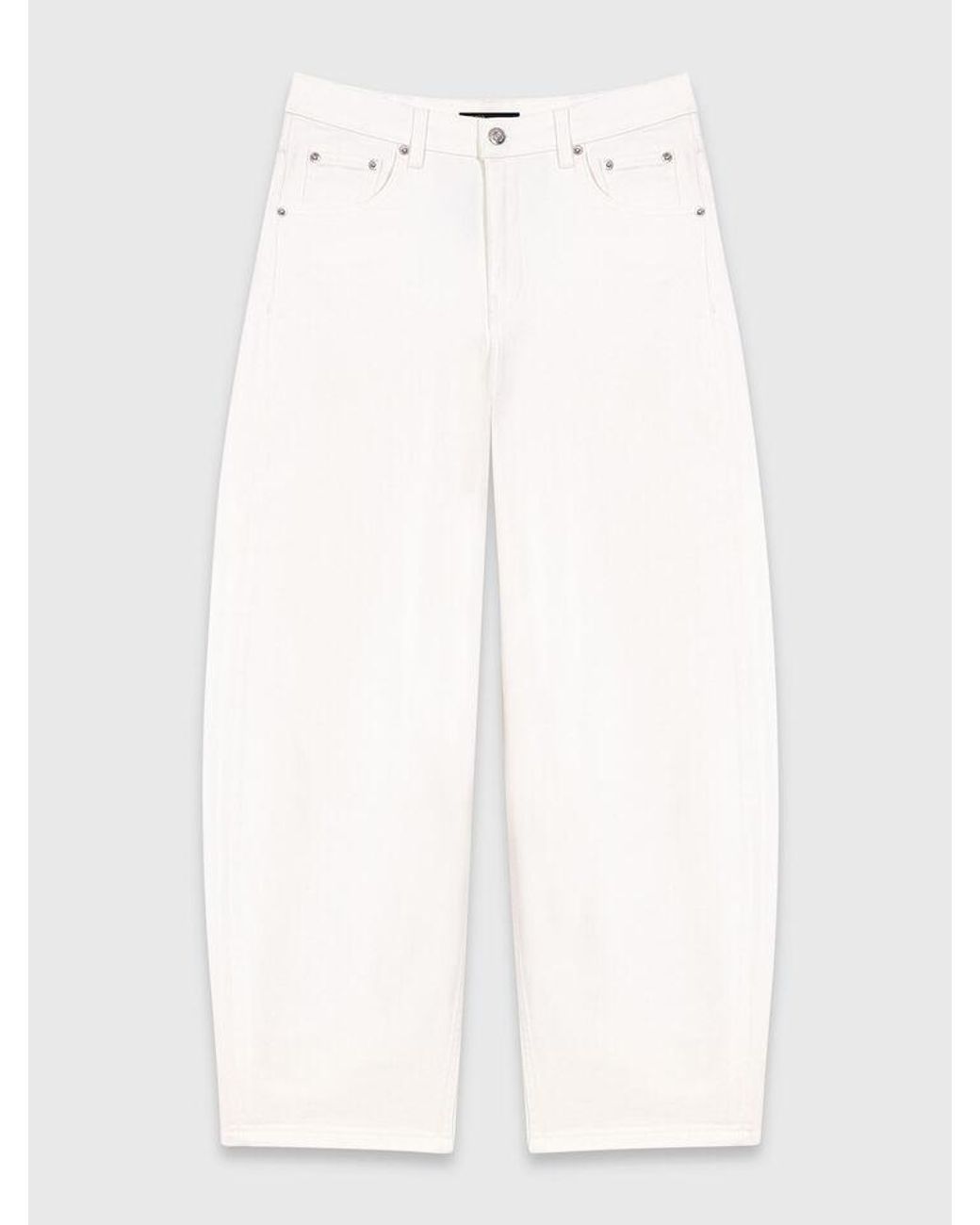 Maje White Balloon Jeans