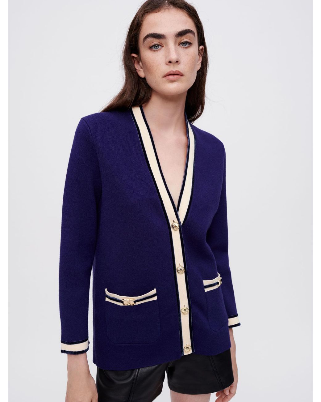 Fine knit hotsell collegiate cardigan