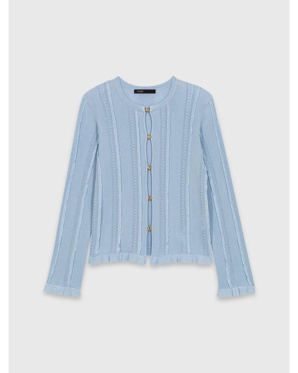 Maje White 2-In-1 Cardigan