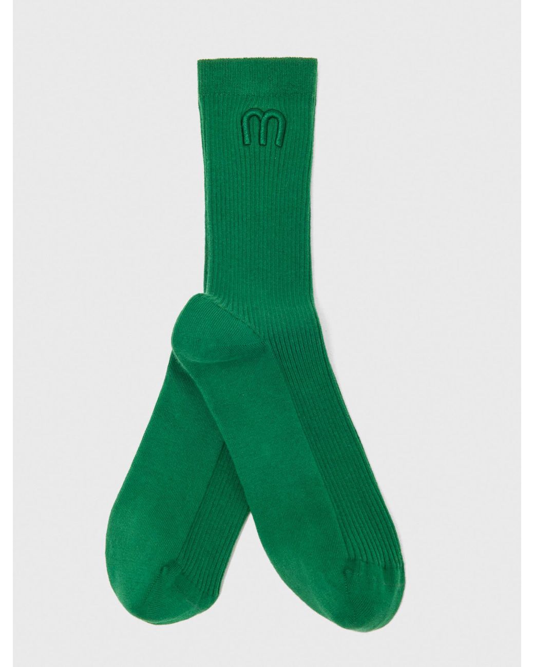 Maje Green Colourful Cotton Socks