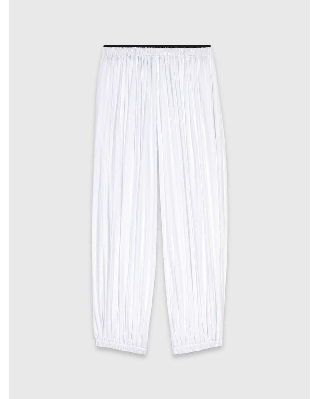 Maje White Harem Cotton Trousers