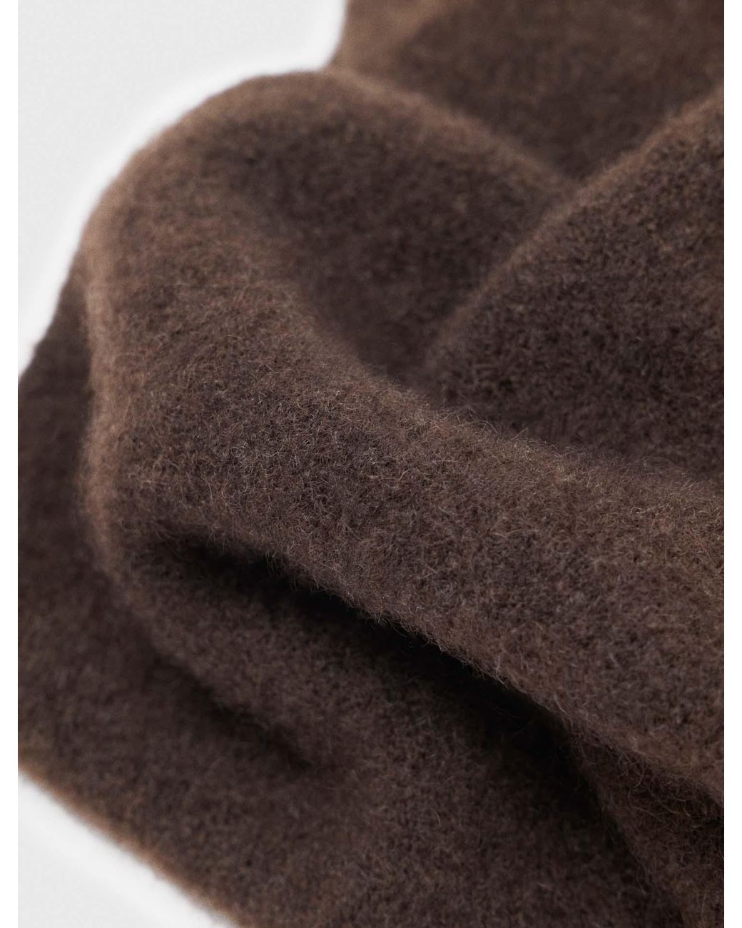 Maje Black Yak Blend Triangle Scarf