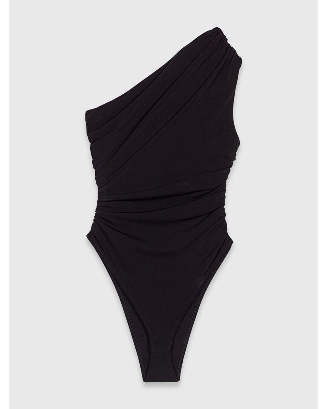 Maje White Asymmetric Bodysuit