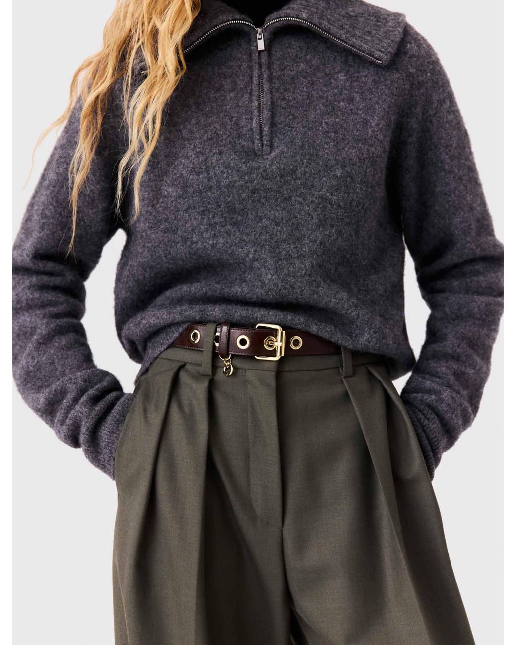 Maje Multicolor Miss M Leather Belt