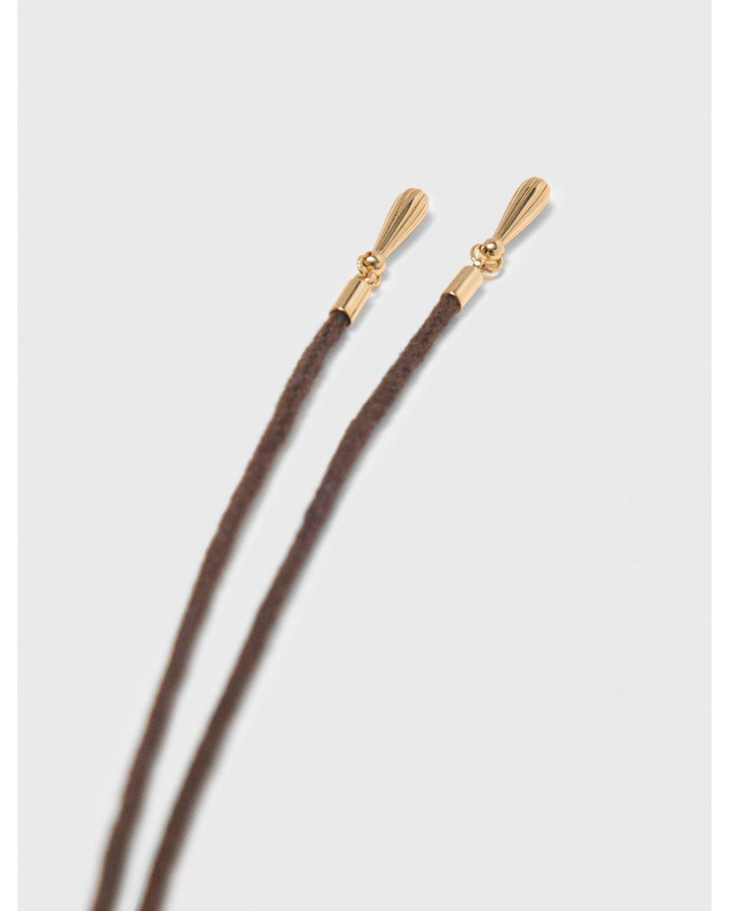 Maje White Cord Necklace