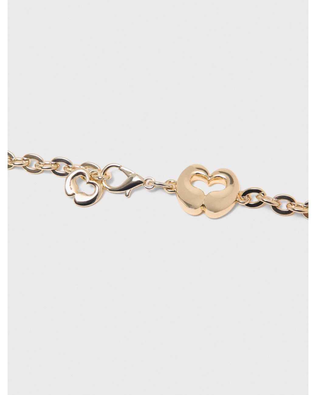 Maje Natural Chain Belt With Logo Details