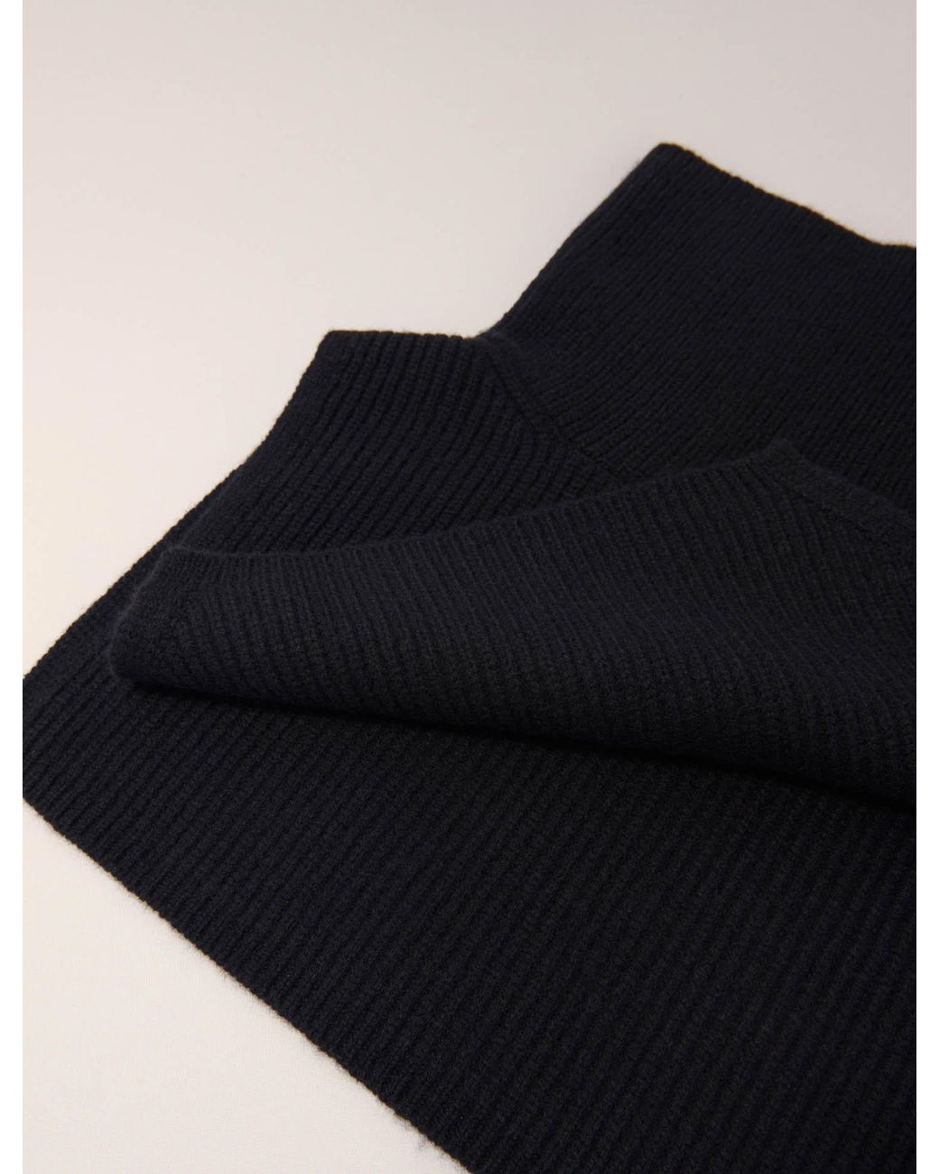 Maje Blue Button-Up Wool Mix Collar Wrap