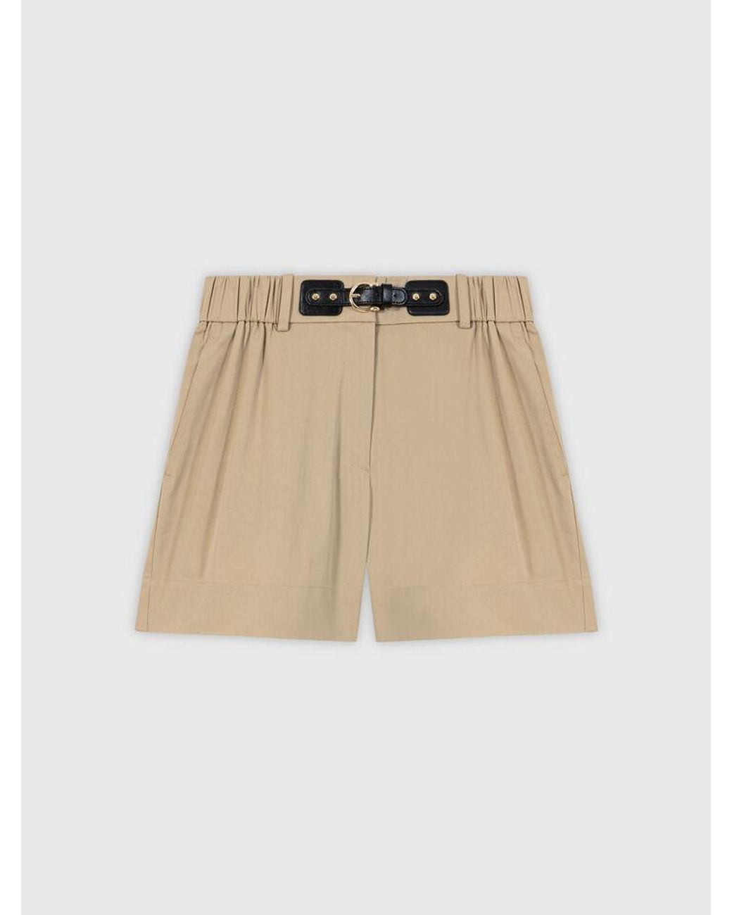 Maje White Cotton Shorts