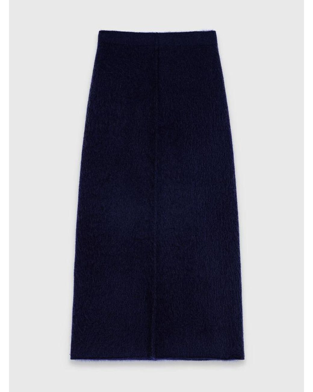 Maje Blue Knit Pencil Skirt