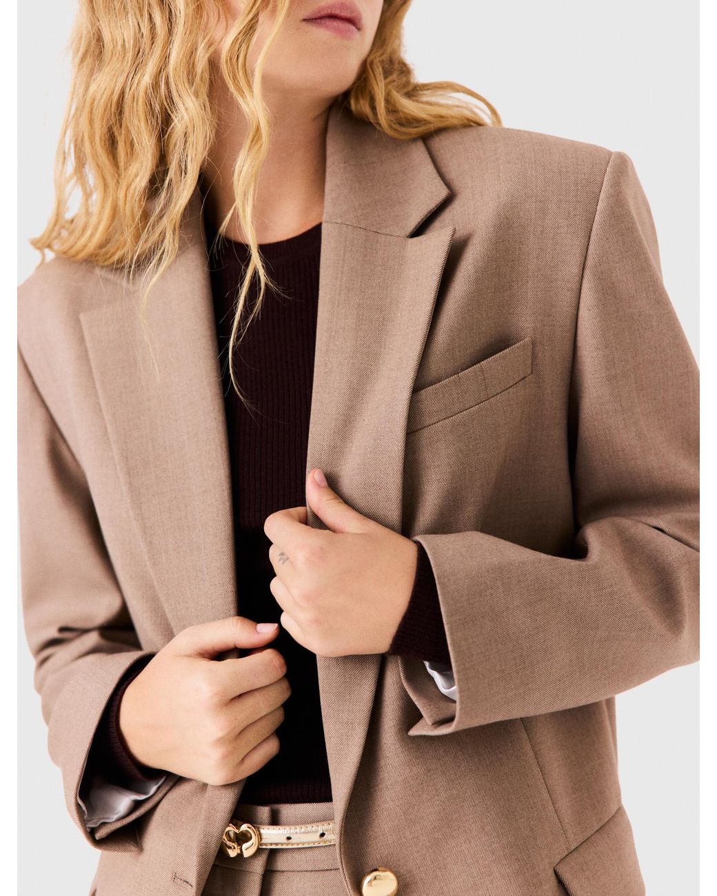 Maje White Suit Jacket
