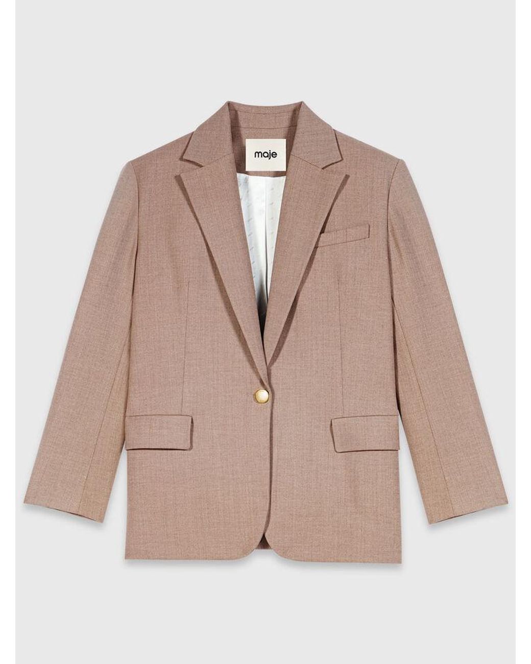 Maje White Suit Jacket