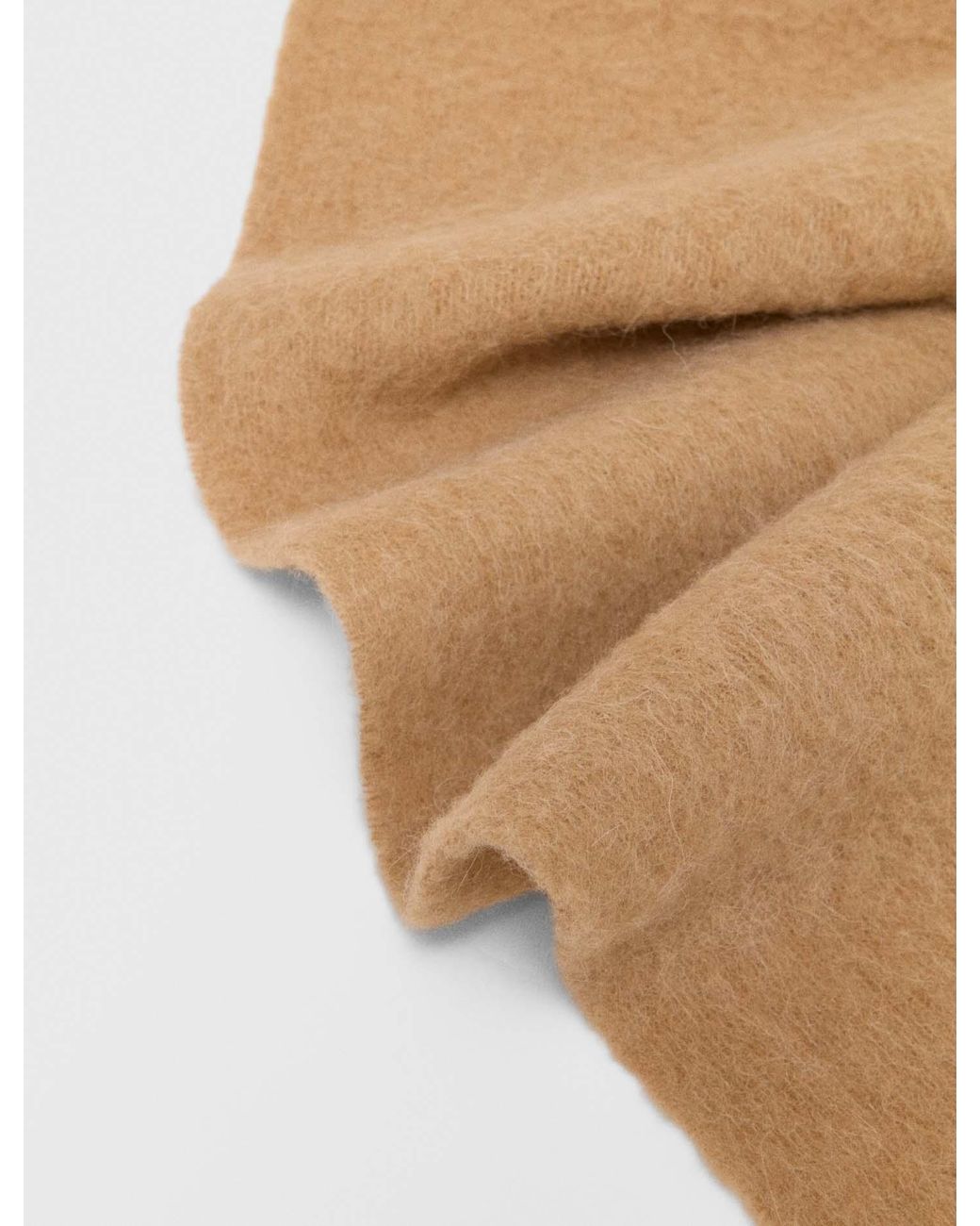 Maje Natural Wool And Alpaca Blend Scarf