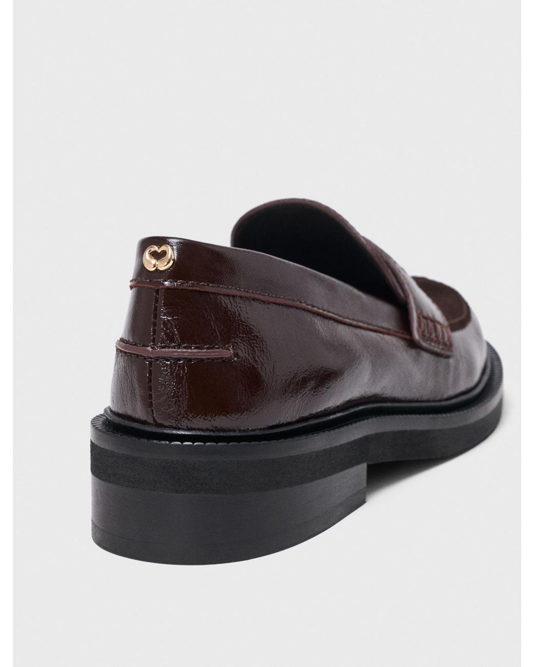 Maje Multicolor Leather And Suede Loafers