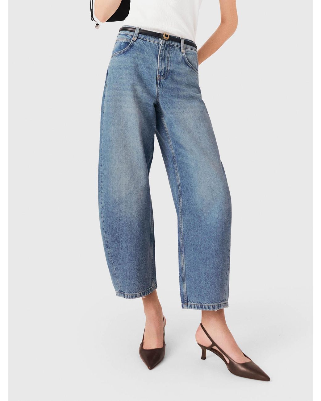 Maje Blue Balloon Jeans