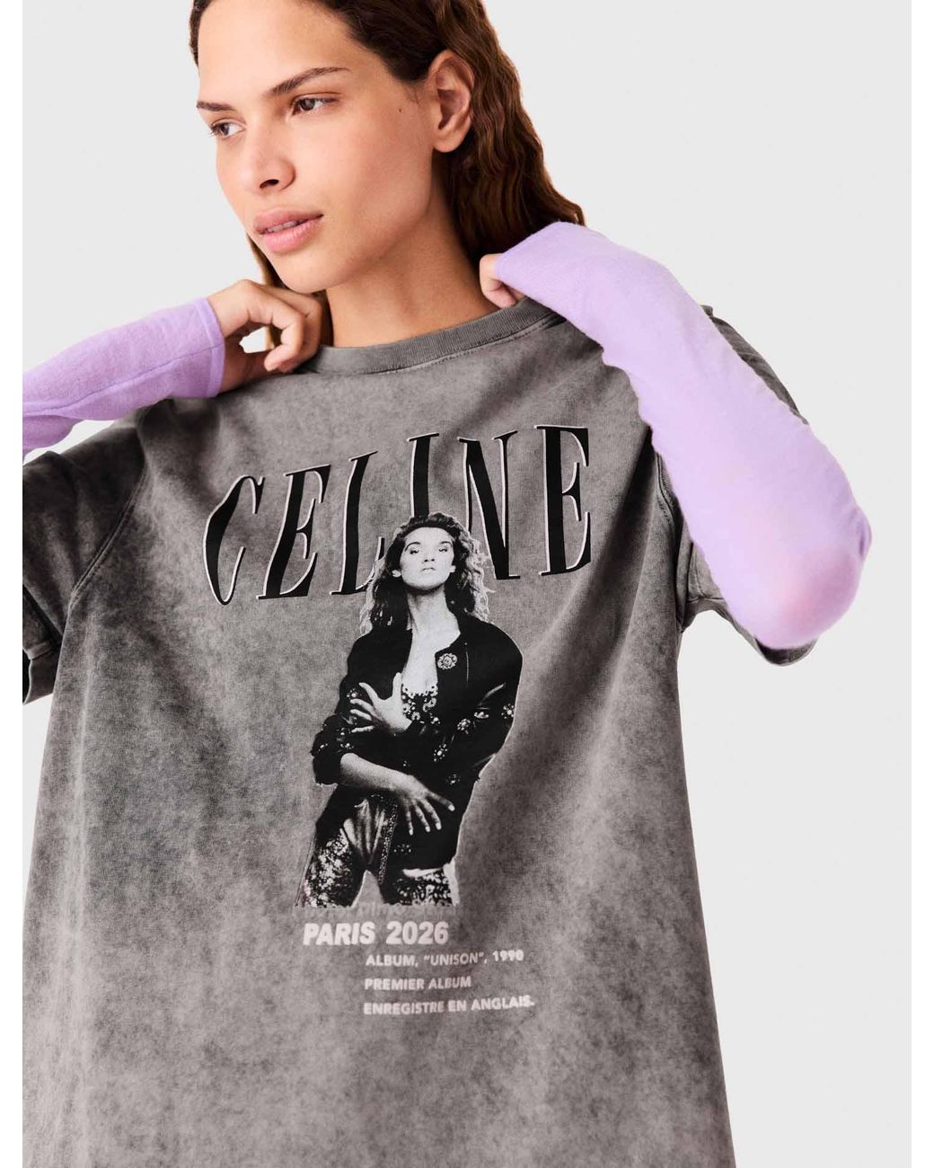 Maje White X Céline Dion T-Shirt