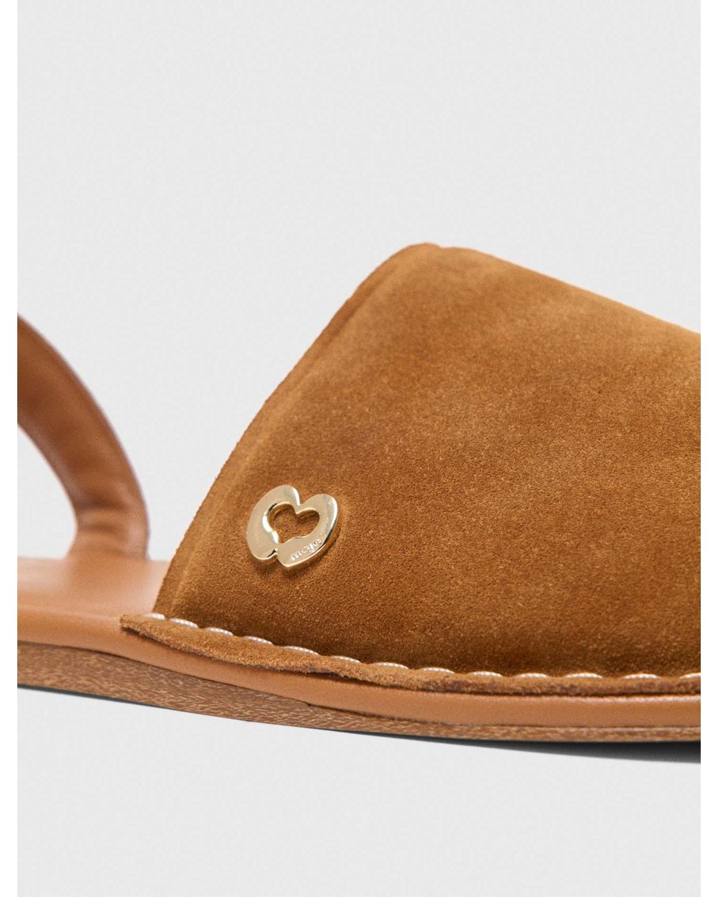 Maje Natural Flat Sandals