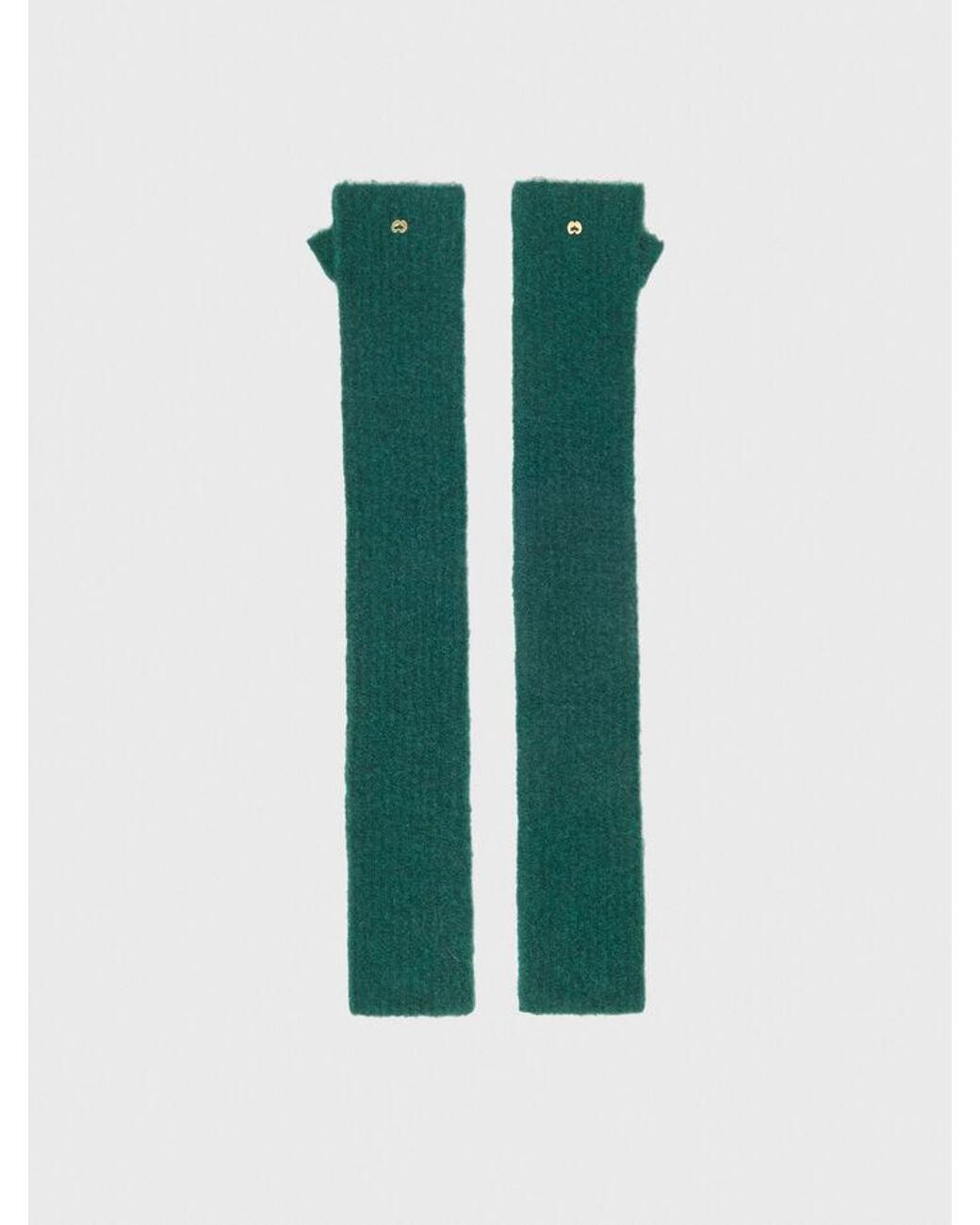 Maje Green Yak Blend Mittens