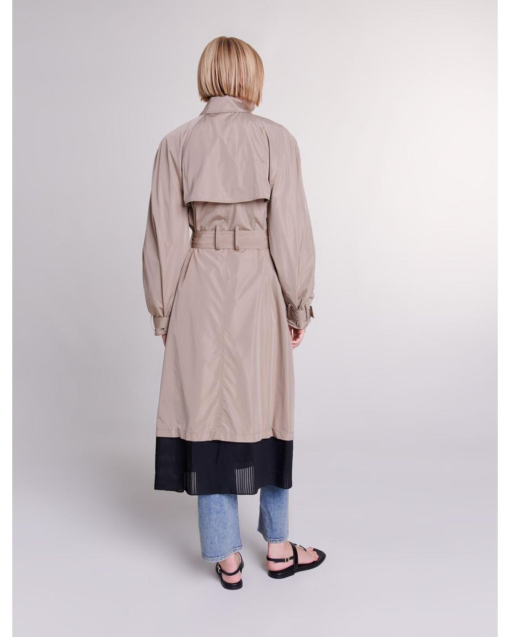 Trench coat maje hotsell