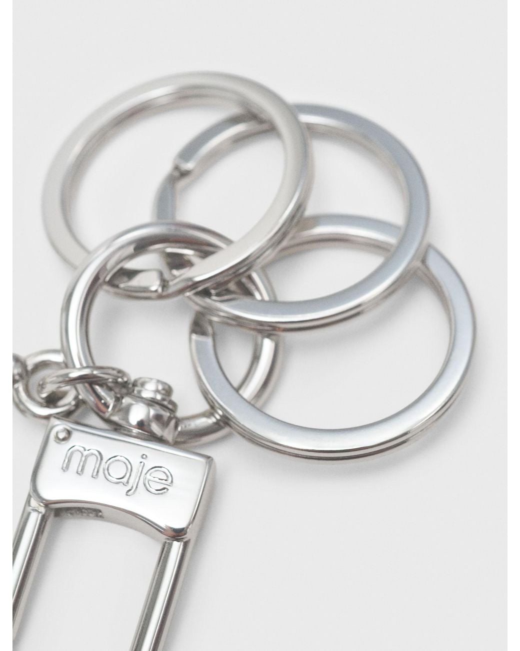 Maje White Bag Charms