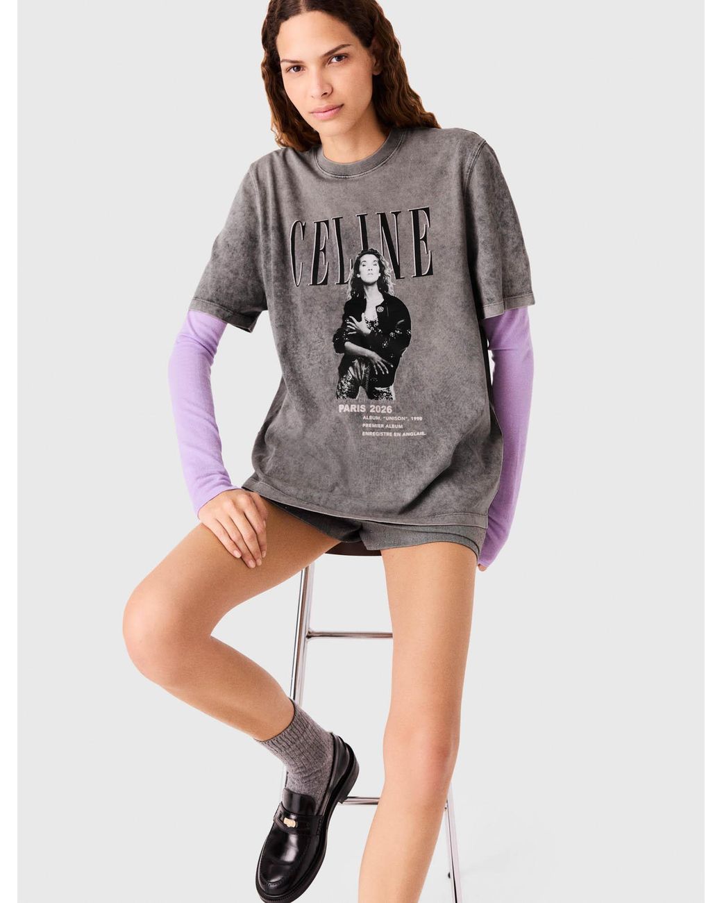 Maje White X Céline Dion T-Shirt