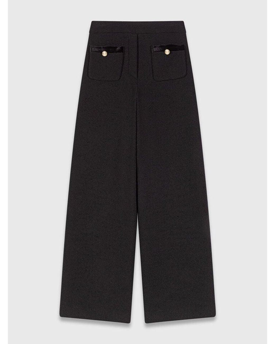 Maje White Tweed Trousers