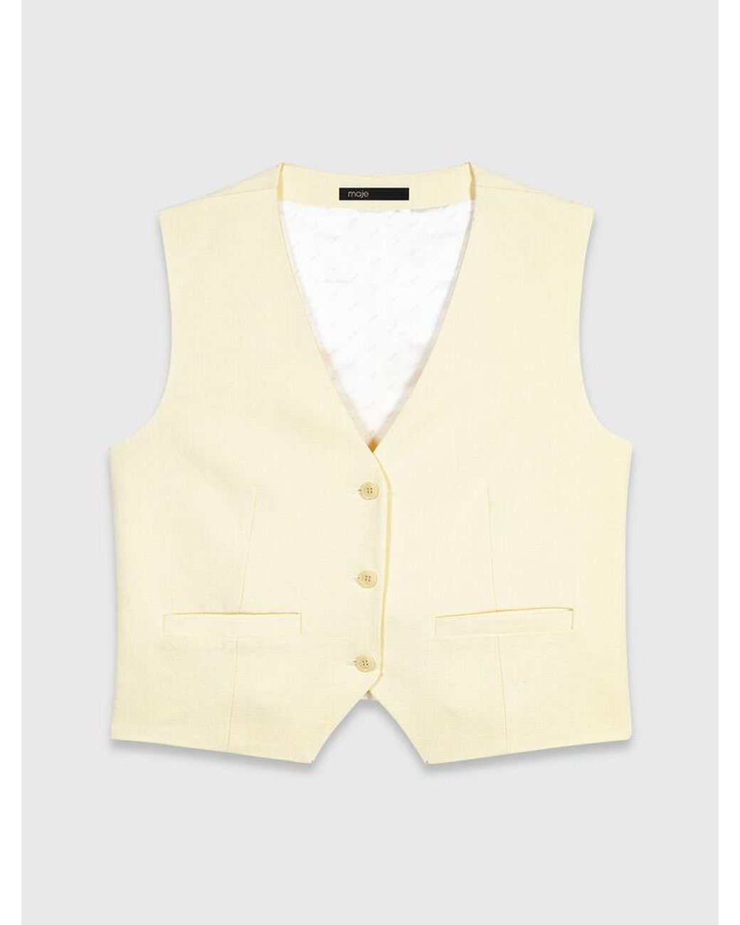 Maje White Tailored Jacket