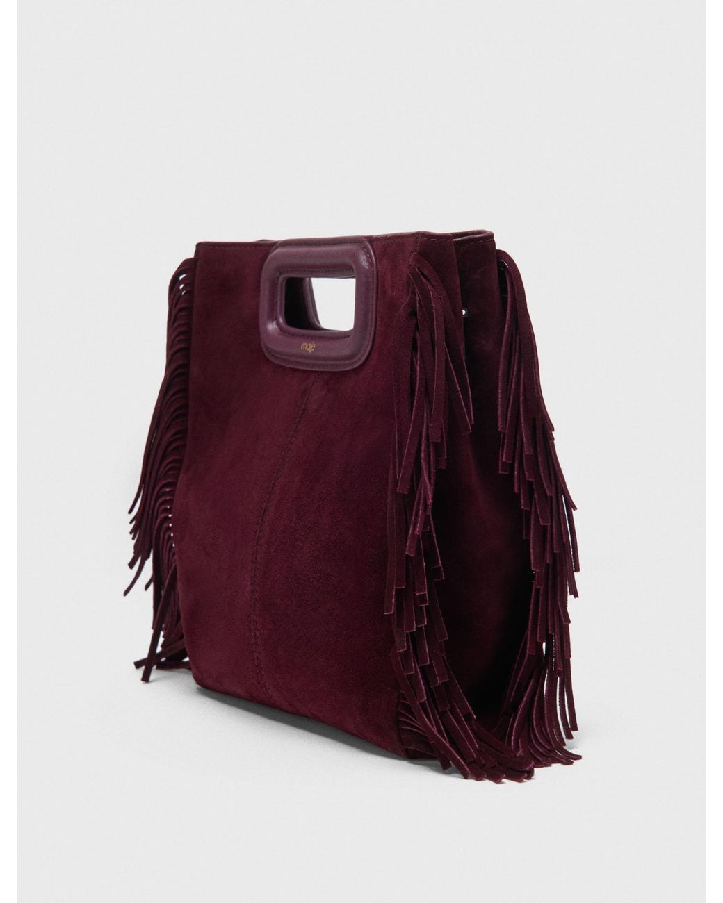 Maje Red Suede M Bag