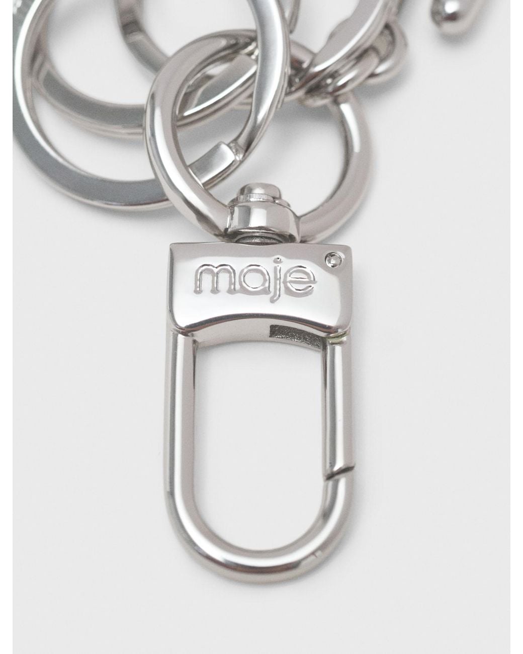 Maje White Bag Charms