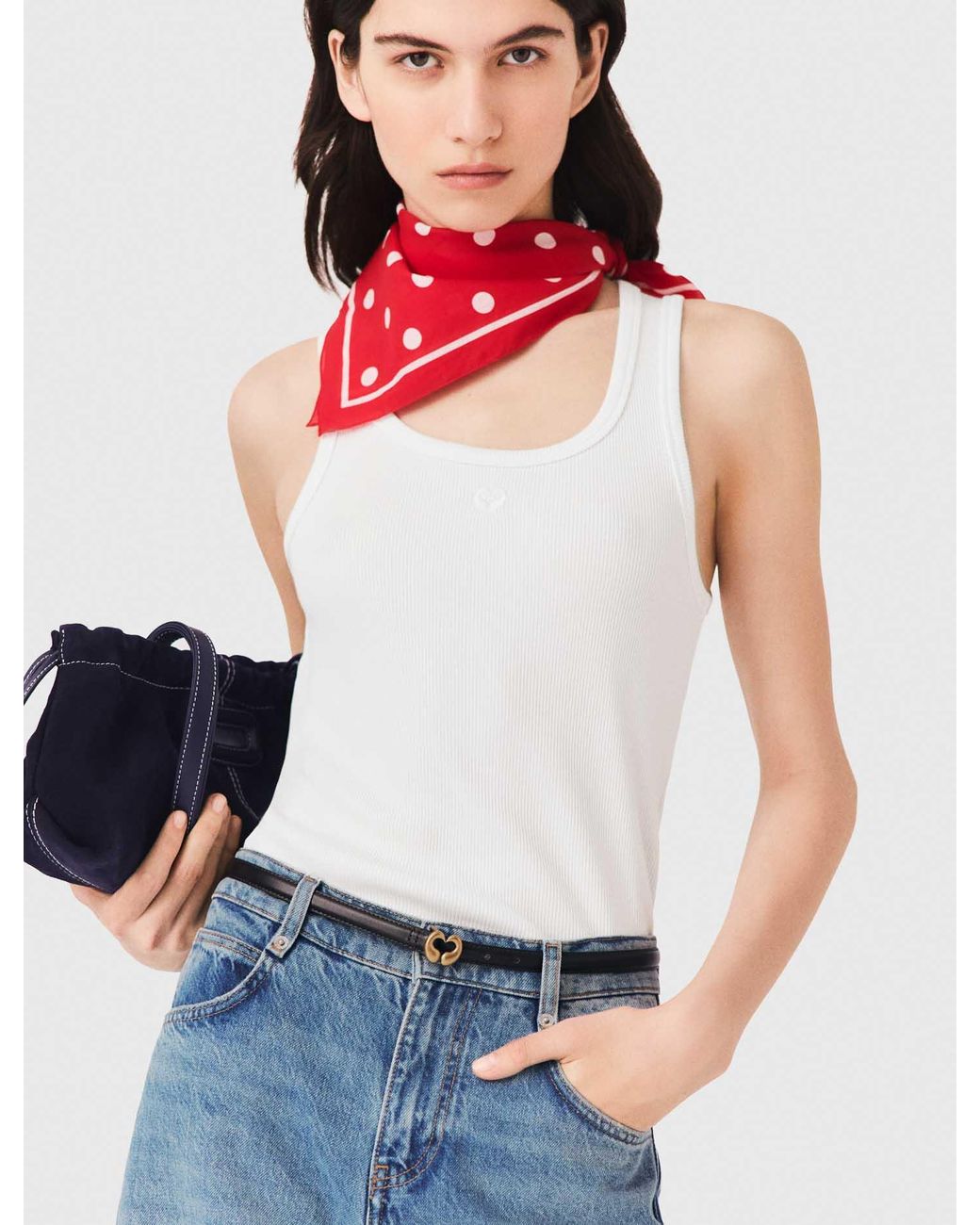 Maje Blue Balloon Jeans
