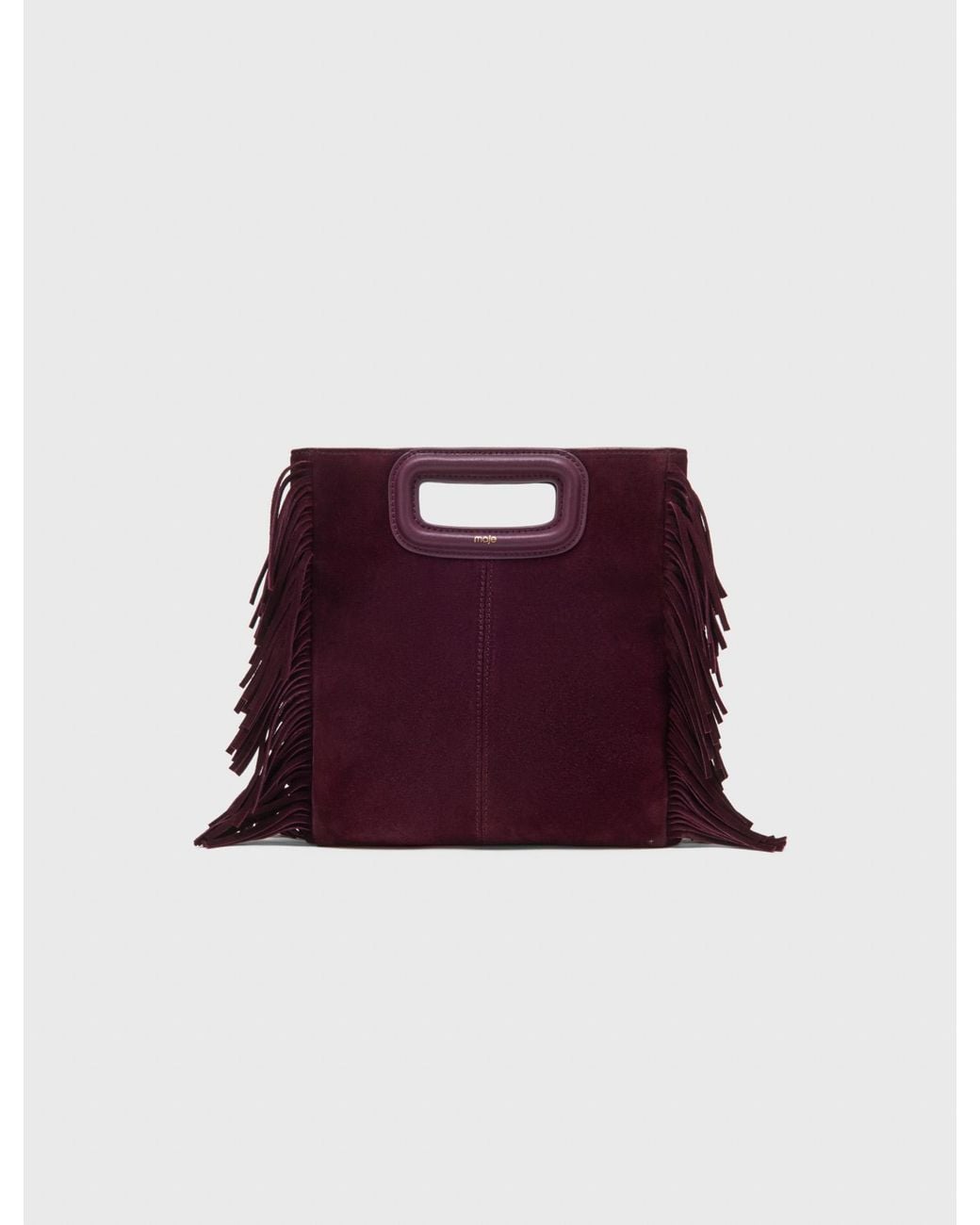 Maje Red Suede M Bag