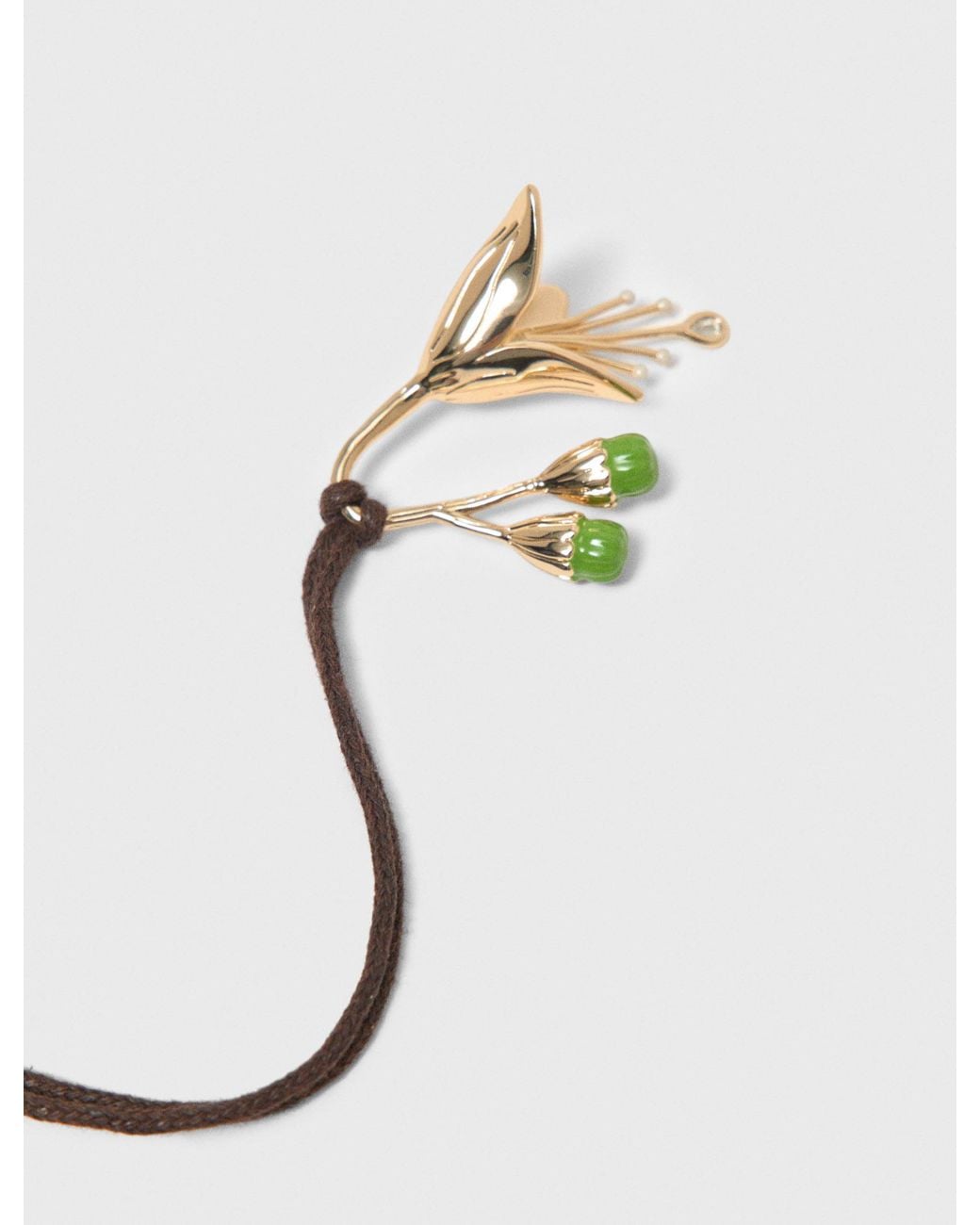 Maje White Cord Necklace