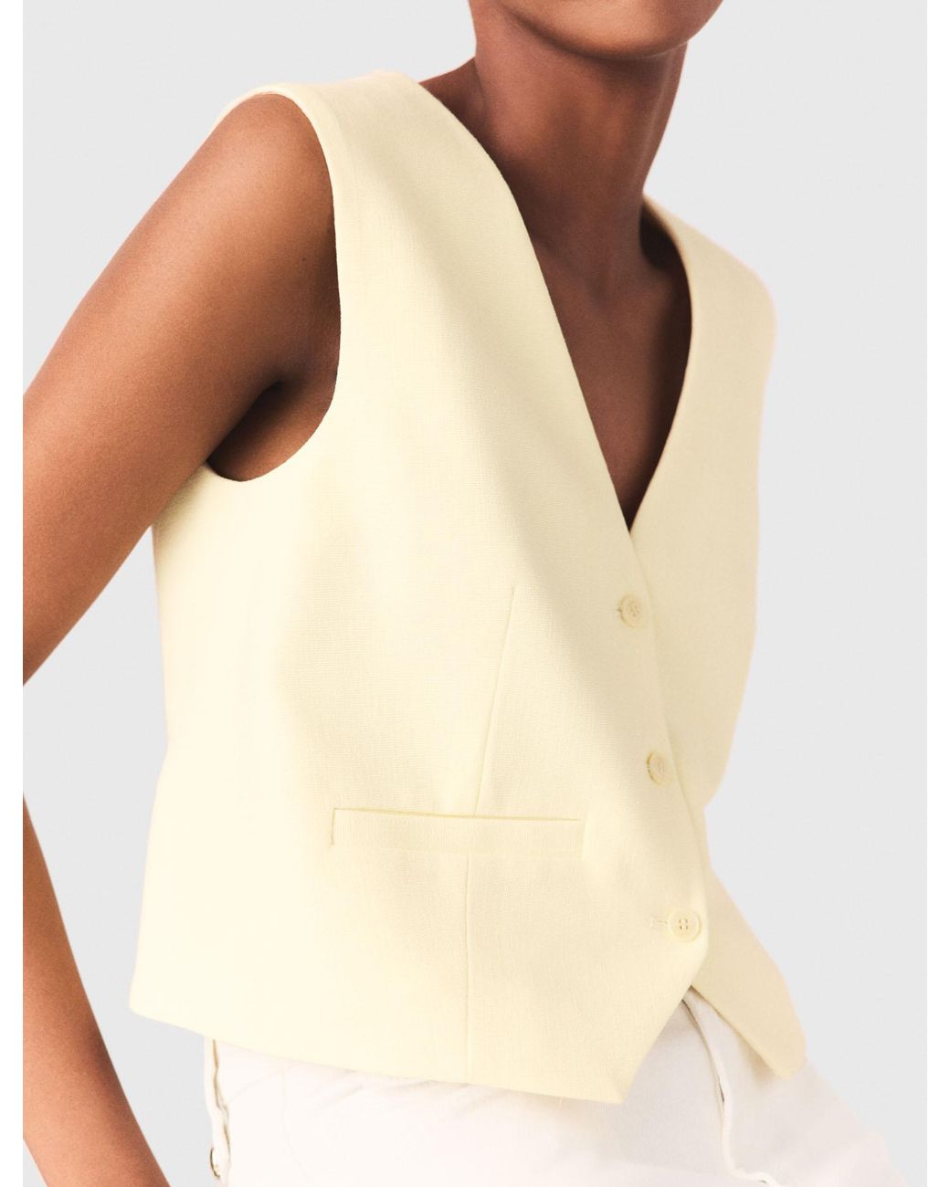 Maje White Tailored Jacket