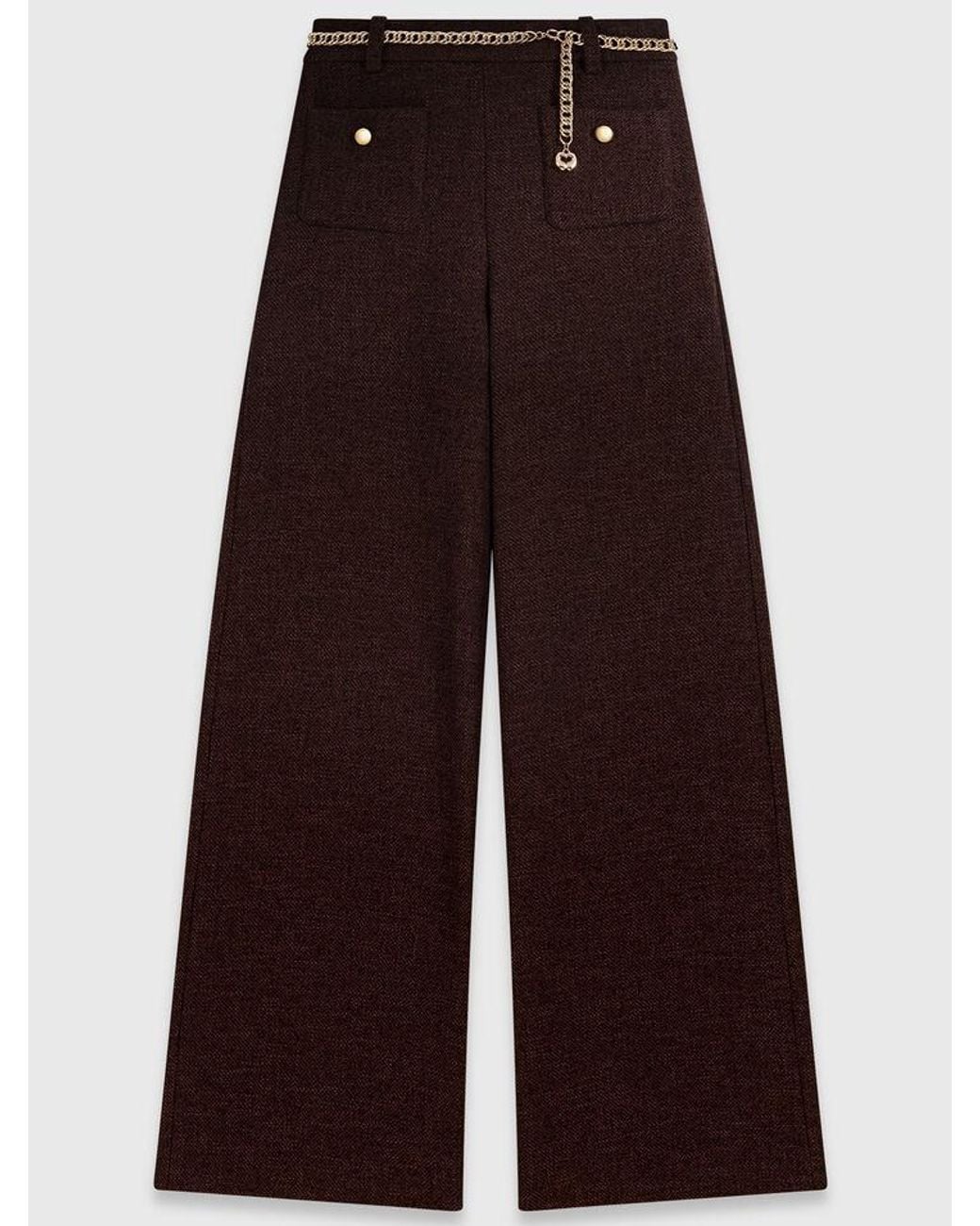 Maje White Tweed Trousers