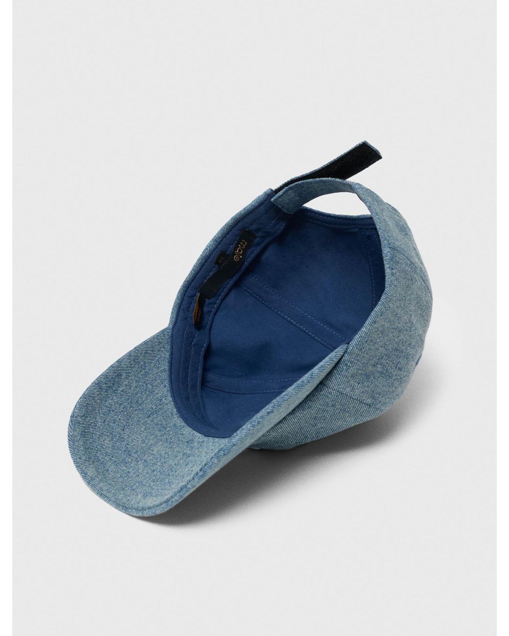 Maje Blue Denim Cap