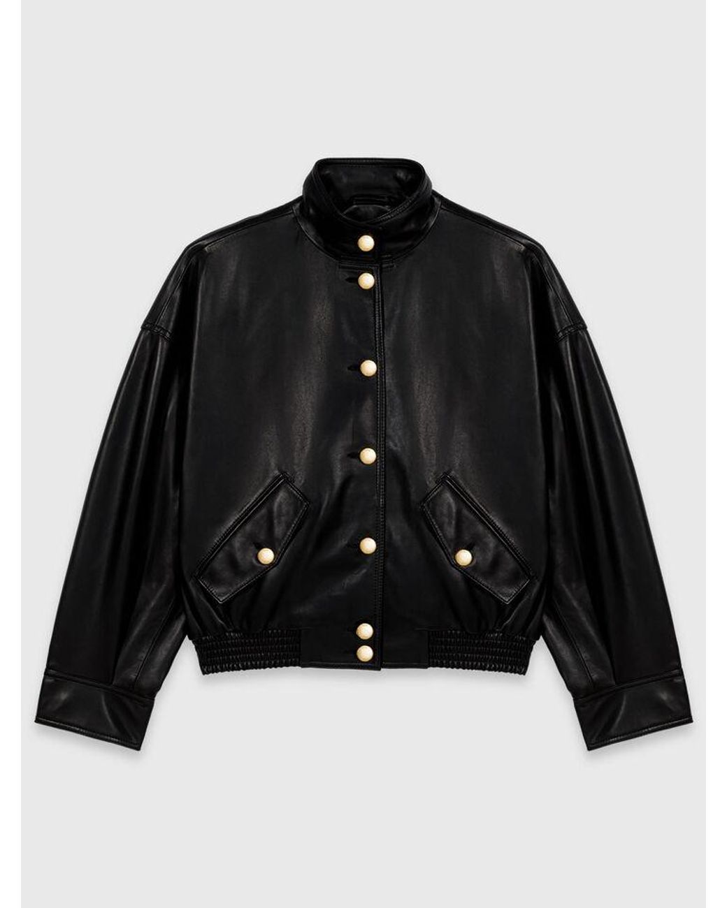 Maje Black Leather Jacket