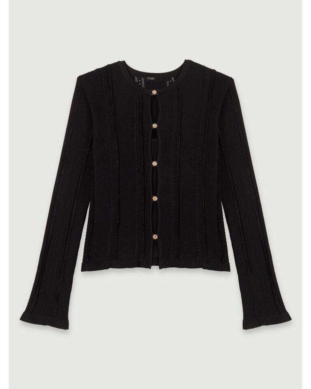 Maje White 2-In-1 Cardigan