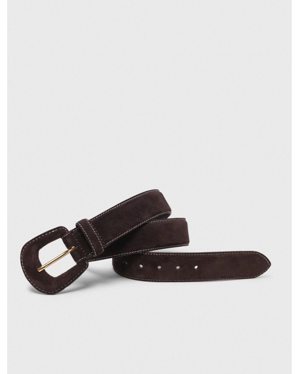 Maje Multicolor Suede Belt