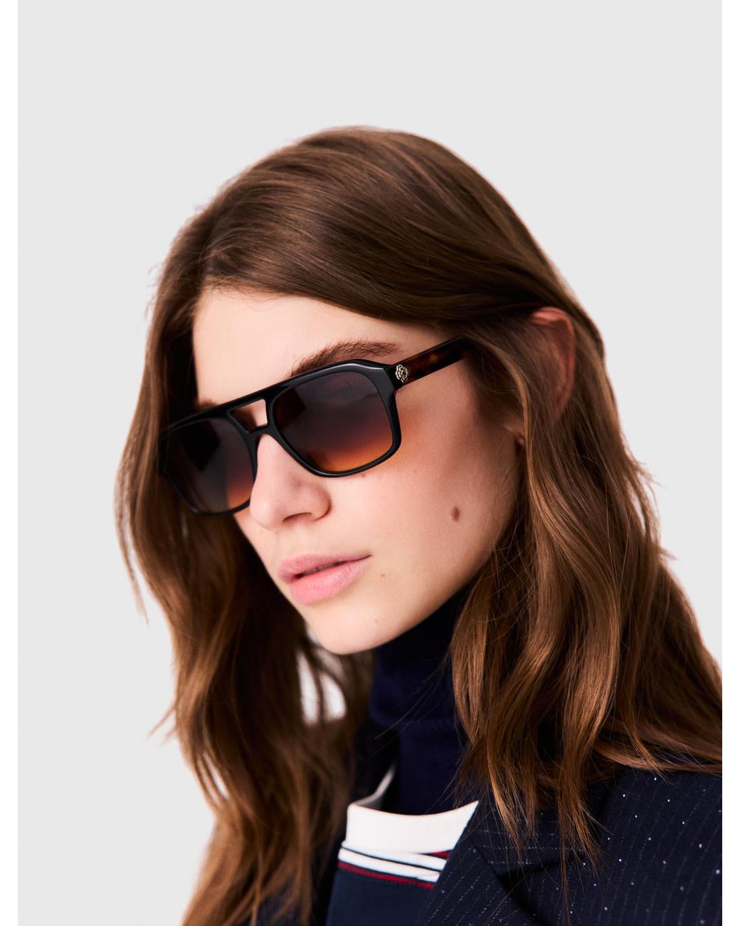 Maje Multicolor Pilot Sunglasses