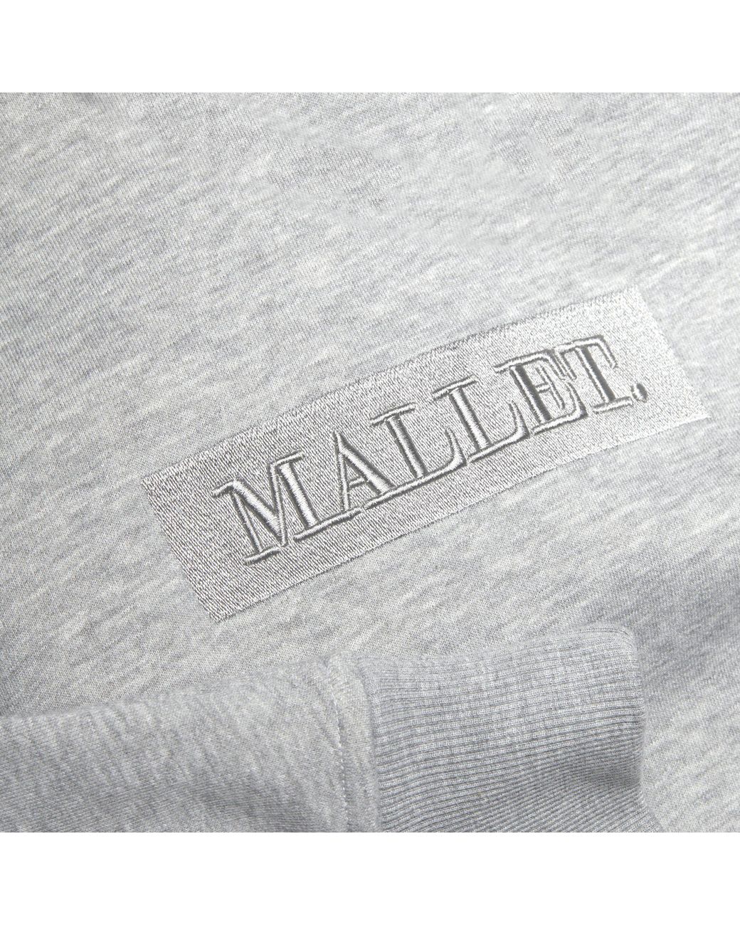 Mallet Gray Jasper Box Logo Crew Marle for men