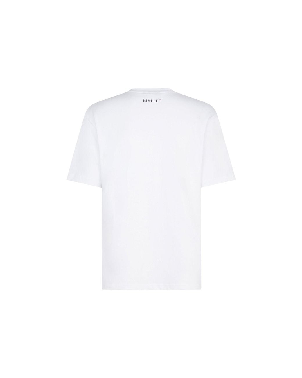 Mallet London White Plaque Tee Organic for men