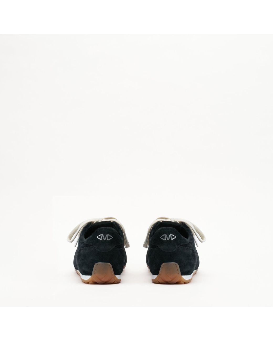 Mallet London Black Mallet Penn Suede Trainers