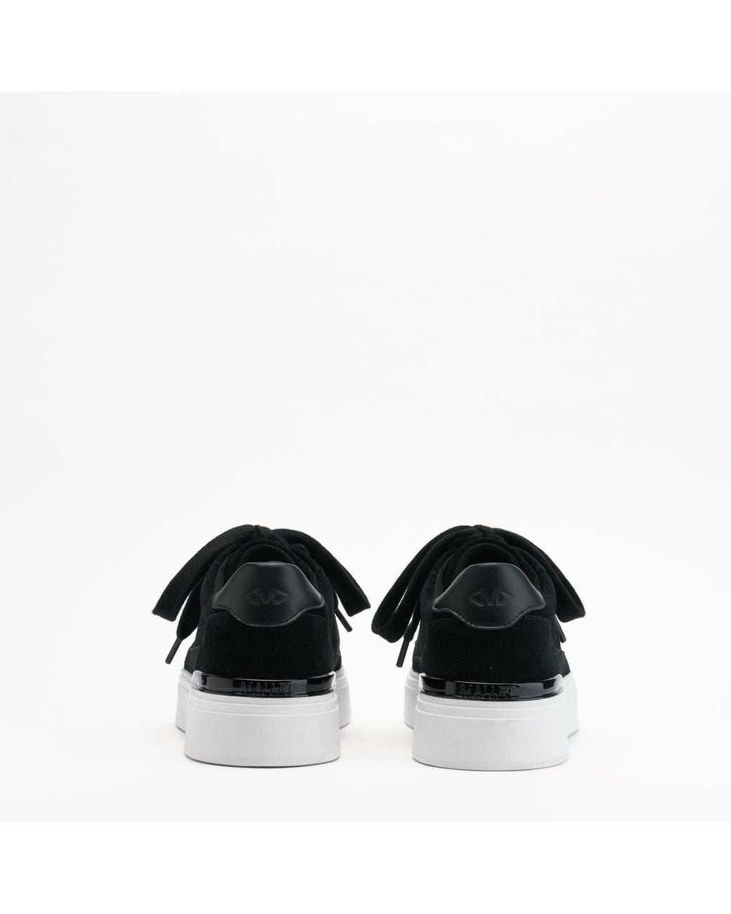 Mallet London Black Mallet Lansbury Suede Trainers for men