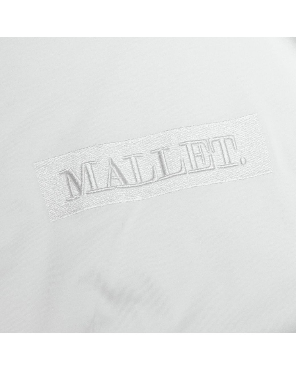Mallet White Box Logo Tee for men