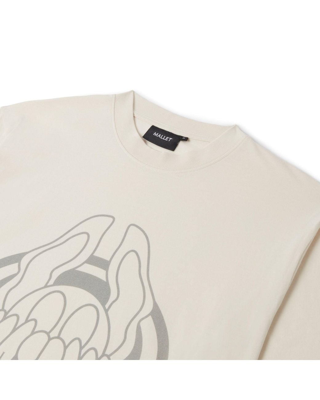 Mallet London Natural Mallet X Detroit Peeper Tee for men
