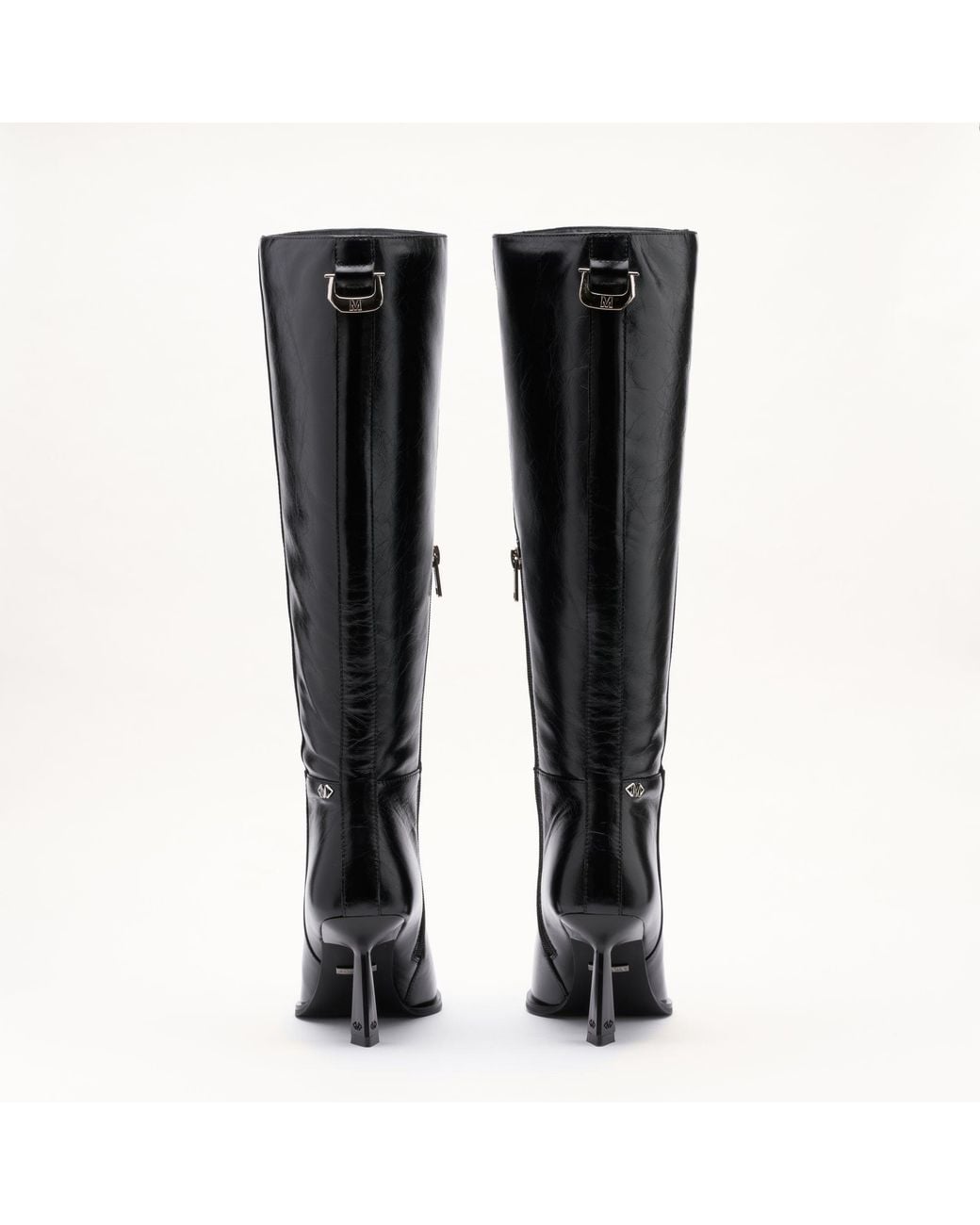 Mallet London Black Mallet Sienna Leather Knee High Boots