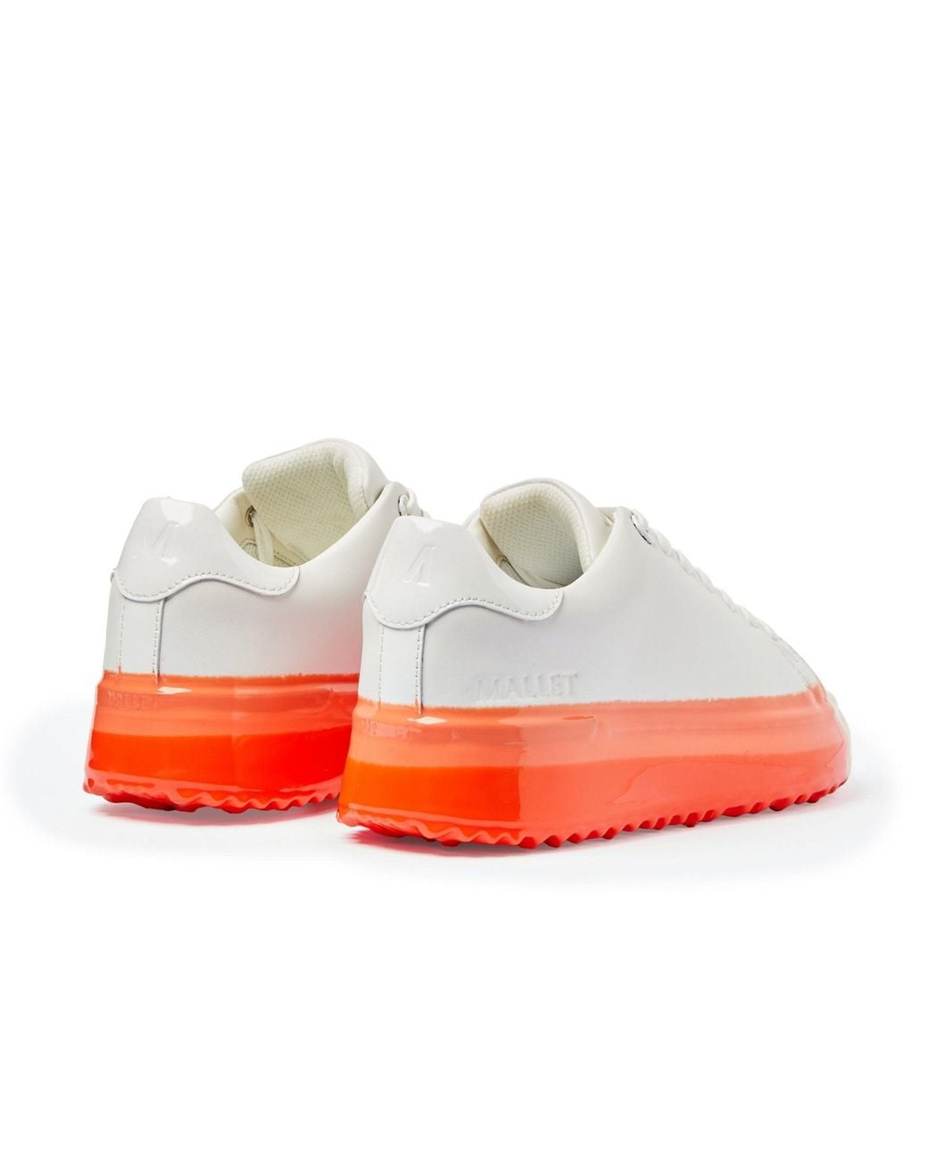 Mallet London White Grftr Lite Coral Dip