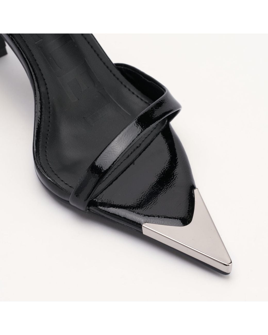 Mallet London White Mallet Frederica Leather Heels