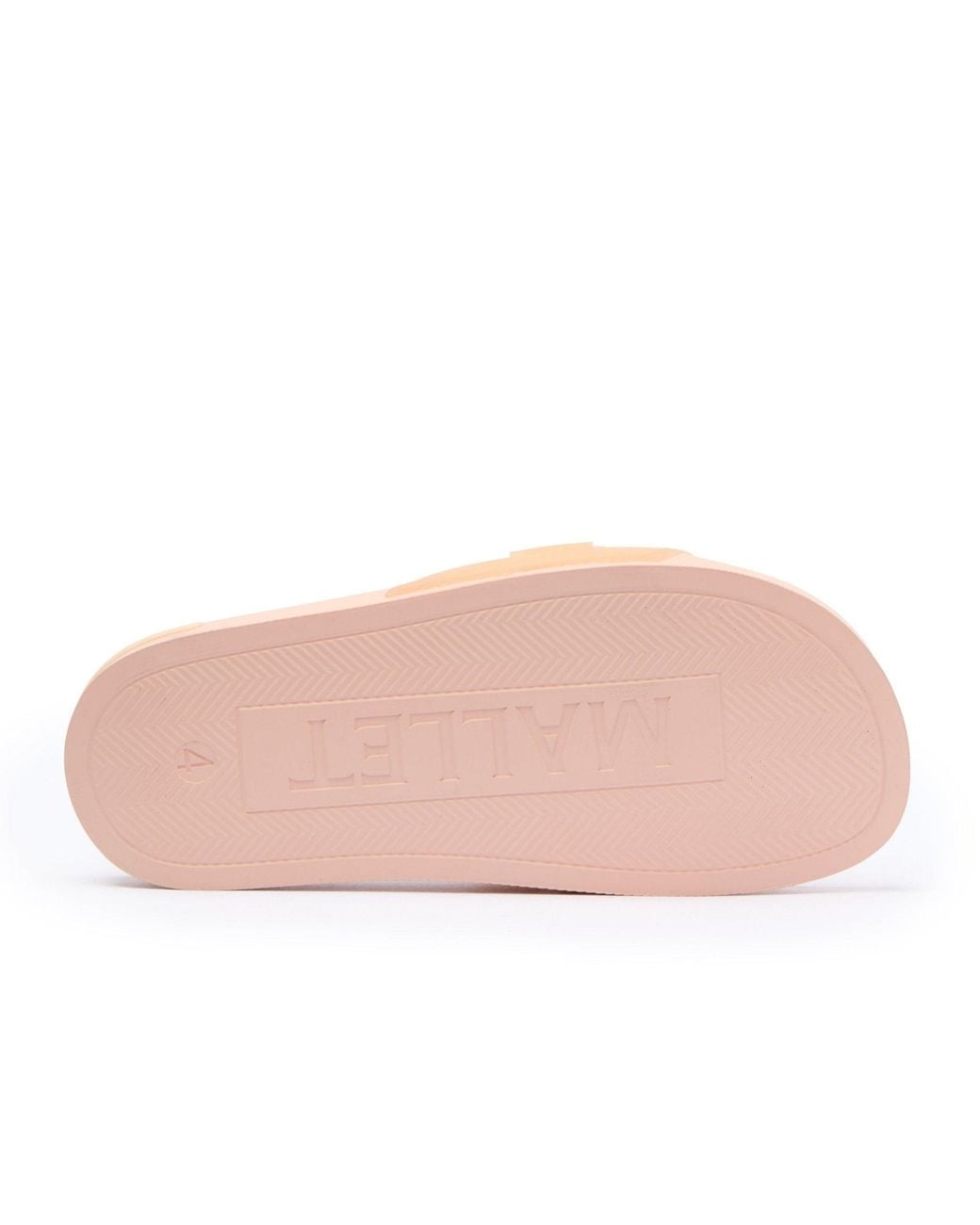 Mallet London Pink Serif Slide Clear