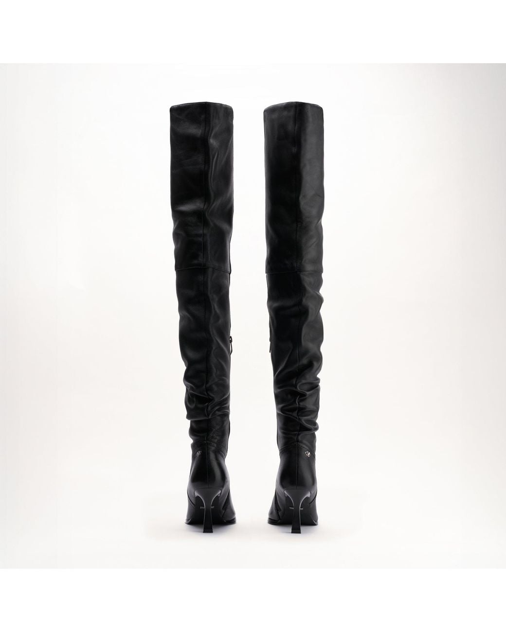 Mallet London Black Mallet Sienna Leather Thigh High Boots